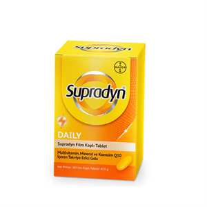 Supradyn Koenzim Q10 30 Film Kaplı Tablet - Vitamin-Mineral - Supradyn