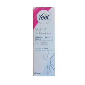 Veet Pure Tüy Dökücü Krem Hassas Ciltler 100 ml - Yeni ürünler - Diğer