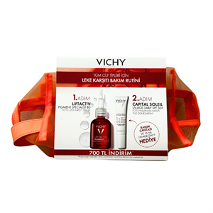 Vichy Liftactiv Pigment Specialist B3 Serum + Capital Soleil SPF50+ Güneş Kremi Çantalı Set - Yeni ürünler - Diğer