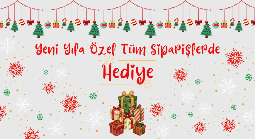 Yeni Yıla Özel Tüm Siparişlerde Hediye
