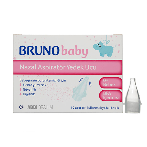 Bruno Baby Nazal Aspiratör Yedek Ucu 10 adet - Temizlik-Banyo - Bruno Baby  Ürünleri Eczanemix.com'da!
