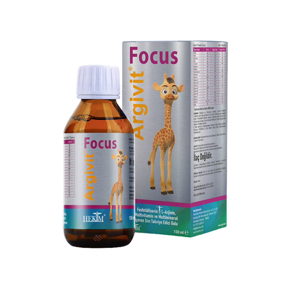 Argivit Focus Şurup 150 ml - Vitamin-Mineral - Argivit