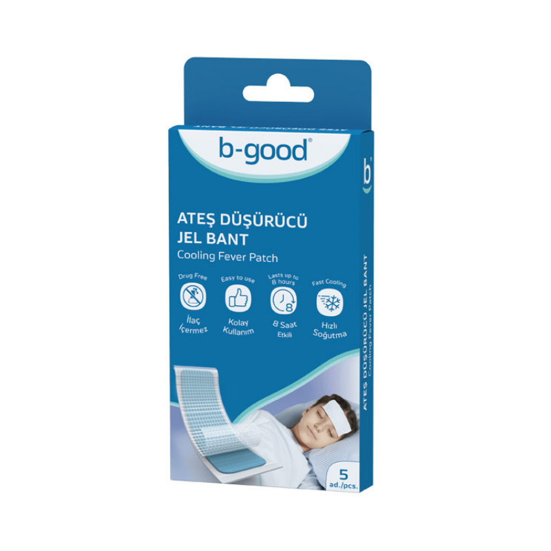 B Good Ateş Düşürücü Jel Bant - Genel Sağlık Ürünleri - B-Good