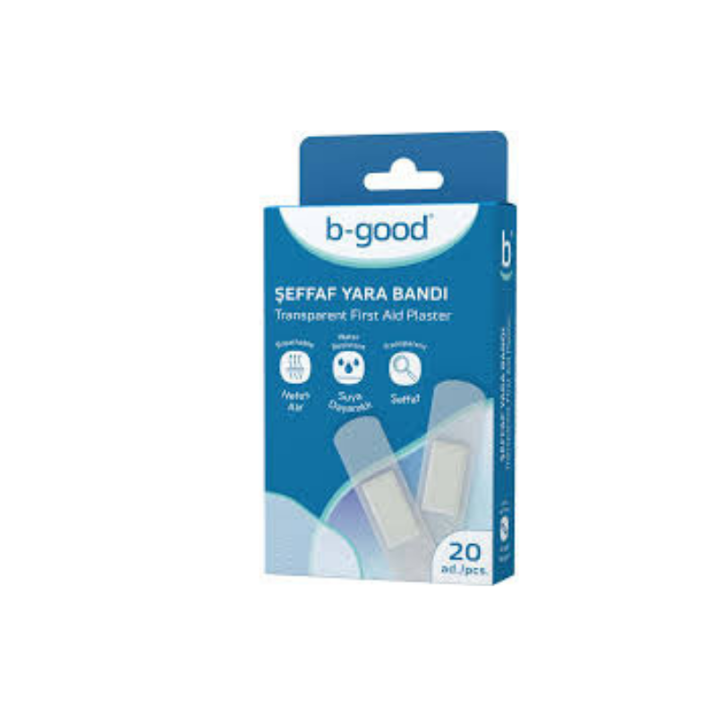 B-Good Şeffaf Yara Bandı 20 Adet - Yeni ürünler - Diğer