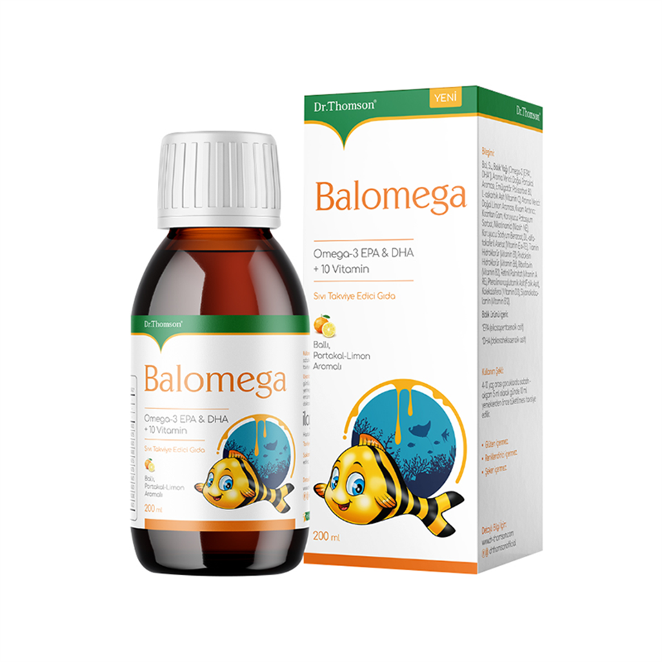 Balomega Ballı Portakal Limon Aromalı 200 ml - Yeni ürünler - Diğer