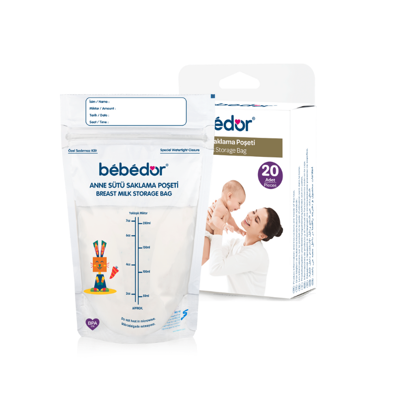 Bebedor Anne Sütü Saklama Poşeti 20 Adet - Yeni ürünler - Diğer