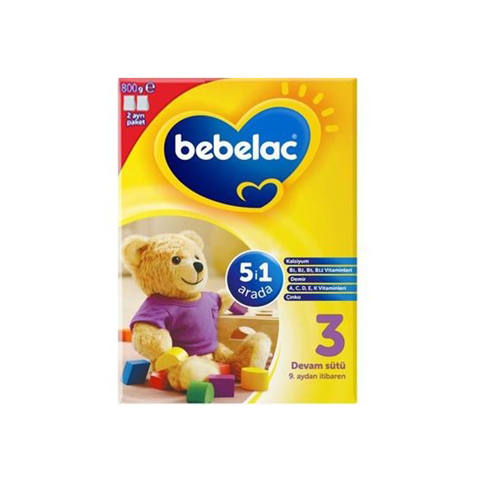 Bebelac 3 Devam Sütü 800 Gr - Yeni ürünler - 3