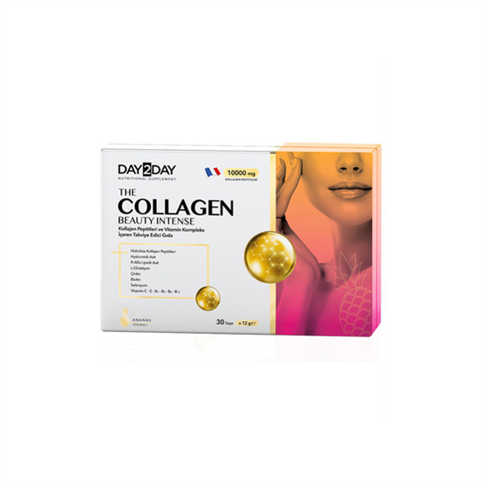 Day2day The Collagen Beauty İntense Ananas Aromalı 30 Saşe - Kolajen - Day2Day