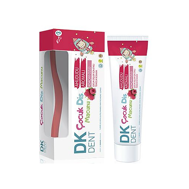 DK Dent Ahududu Aromalı Çocuk Diş Macunu 50 ml + Diş Fırçası - Yeni ürünler - Diğer