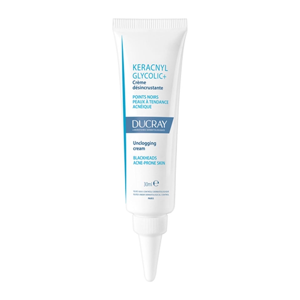 Ducray Keracnyl Glycolic+ Siyah Nokta Ve Parlama Karşıtı Bakım Kremi 30 ml - Nemlendirme-Onarım - Ducray