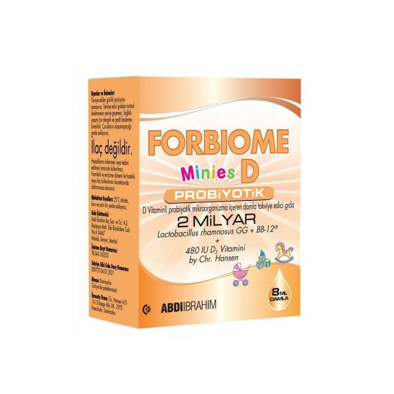 Forbiome Minies D Probiyotik Oral Damla 8 ml - Probiyotik - Forbiome