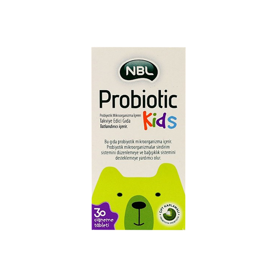 NBL Probiotic Kids 30 Çiğneme Tableti - Probiyotik - Nbl