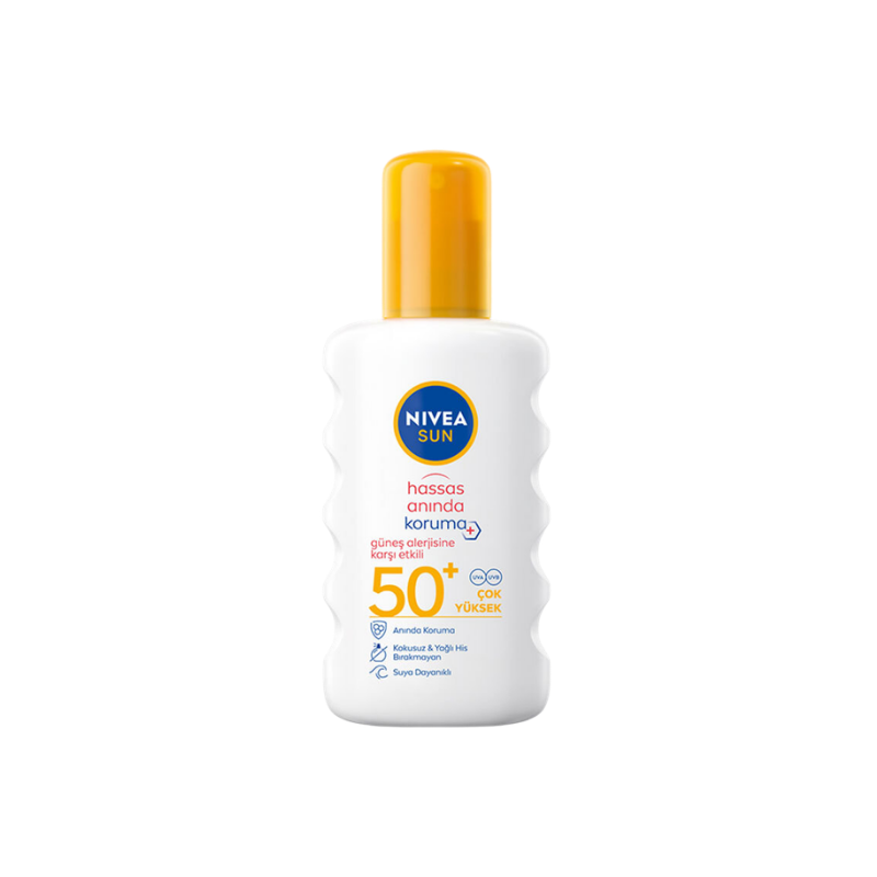 Nivea Sun Güneş Alerjisine Karşı Etkili Spf 50+ Sprey 200 ml - Yeni ürünler - Diğer