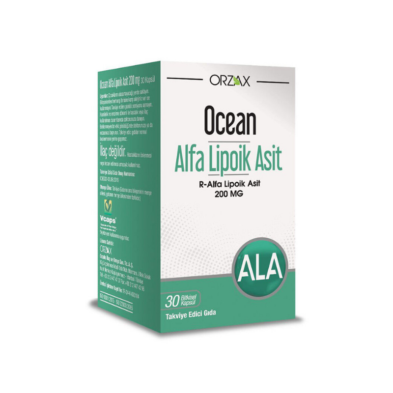Ocean Alfa Lipoik Asit 200 mg 30 Kapsül - Yeni ürünler - Diğer