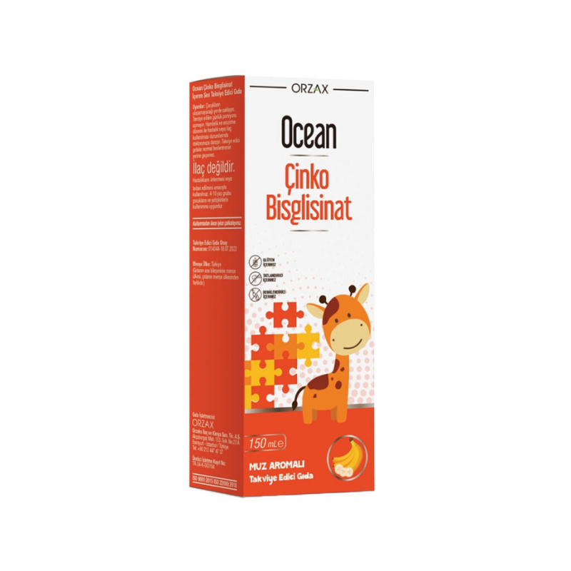Ocean Çinko Bisglisinat Şurup 150 ml - Yeni ürünler - Diğer