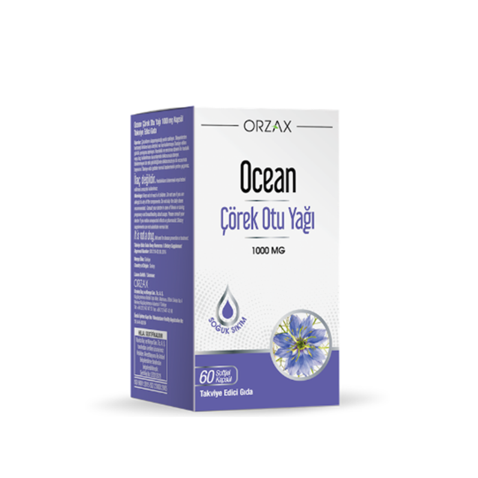 Ocean Çörek Otu Yağı 1000 Mg 60 Kapsül - Yeni ürünler - Diğer
