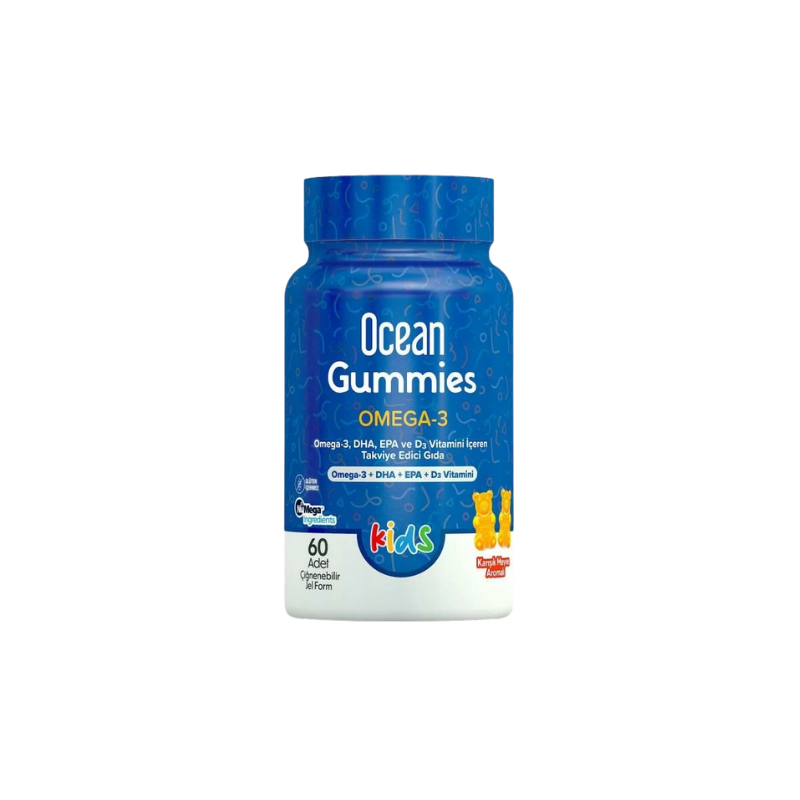Ocean Kids Gummies Omega 3 60 adet Çiğnenebilir Jel Form - Yeni ürünler - Diğer