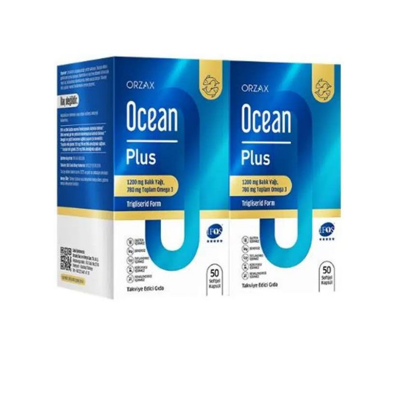 Ocean Plus 1200 mg Balık Yağı 50+50 Kapsül - Yeni ürünler - Diğer