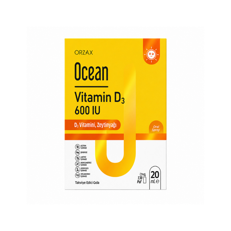 Ocean Vitamin D3 600 IU Sprey 20 ml - Yeni ürünler - Diğer