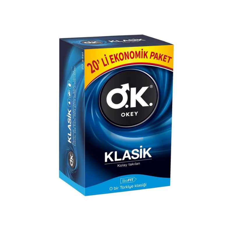 Okey Prezervatif  Klasik 20'li Ekonomik Paket - Yeni ürünler - Diğer