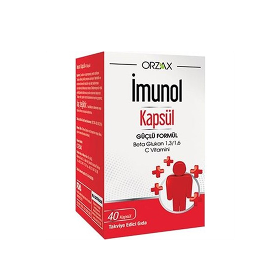 Orzax Imunol 40 Kapsül - Vitamin-Mineral - Orzax