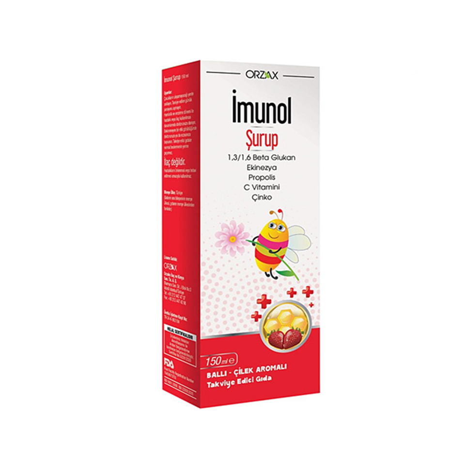 Orzax Imunol Şurup 150 ml - Vitamin-Mineral - Orzax