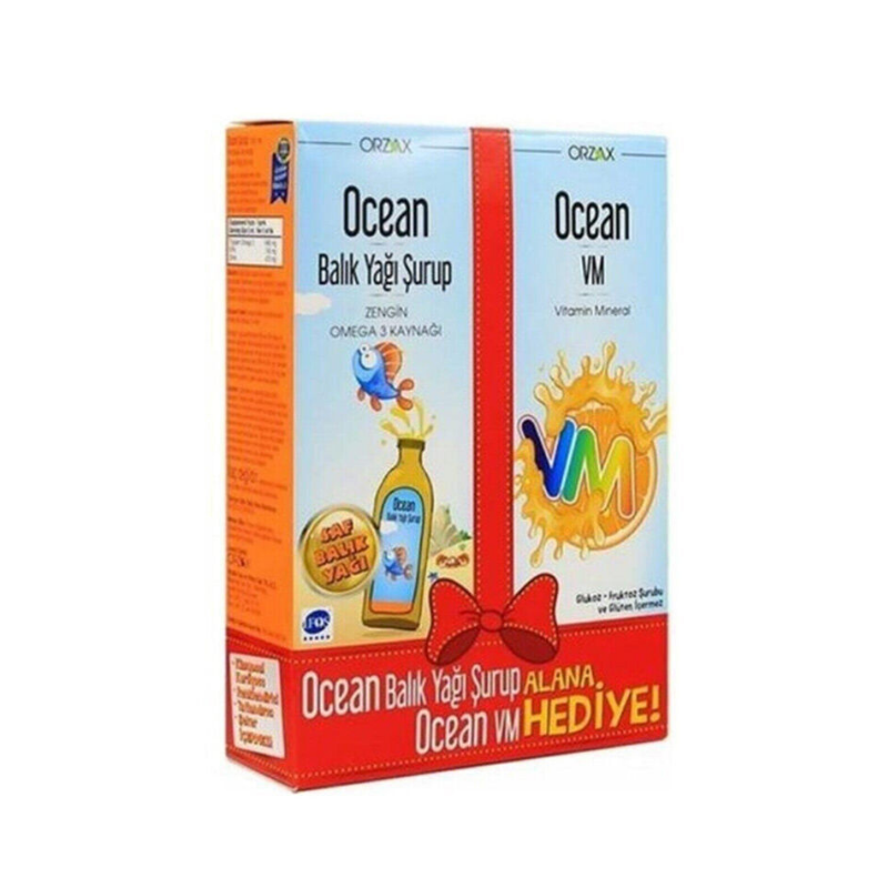 Orzax Ocean Balık Yağı 150 ml + Ocean Vm 150 ml - Yeni ürünler - Diğer