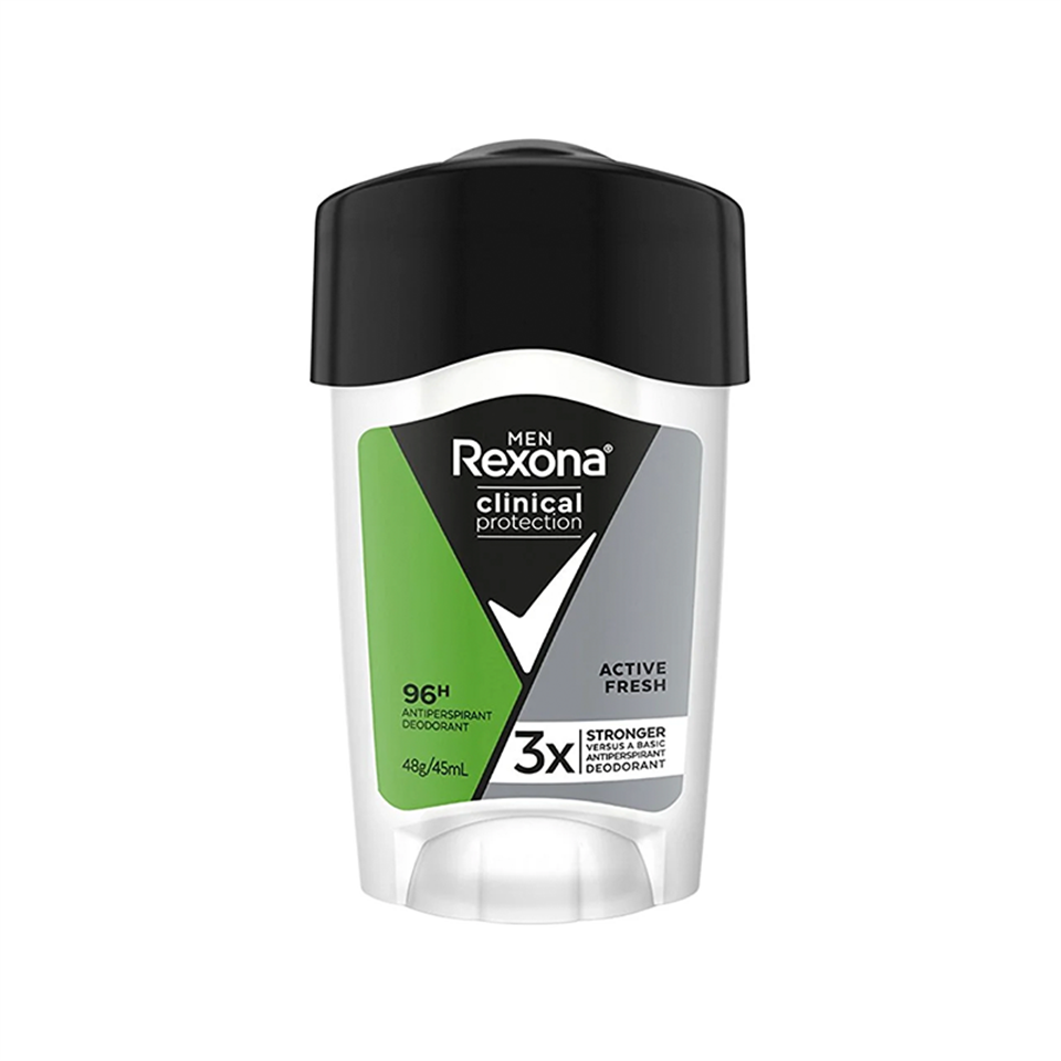 Rexona Men Clinical Protection Crem Active Fresh 45 ml - Deodorant - Rexona