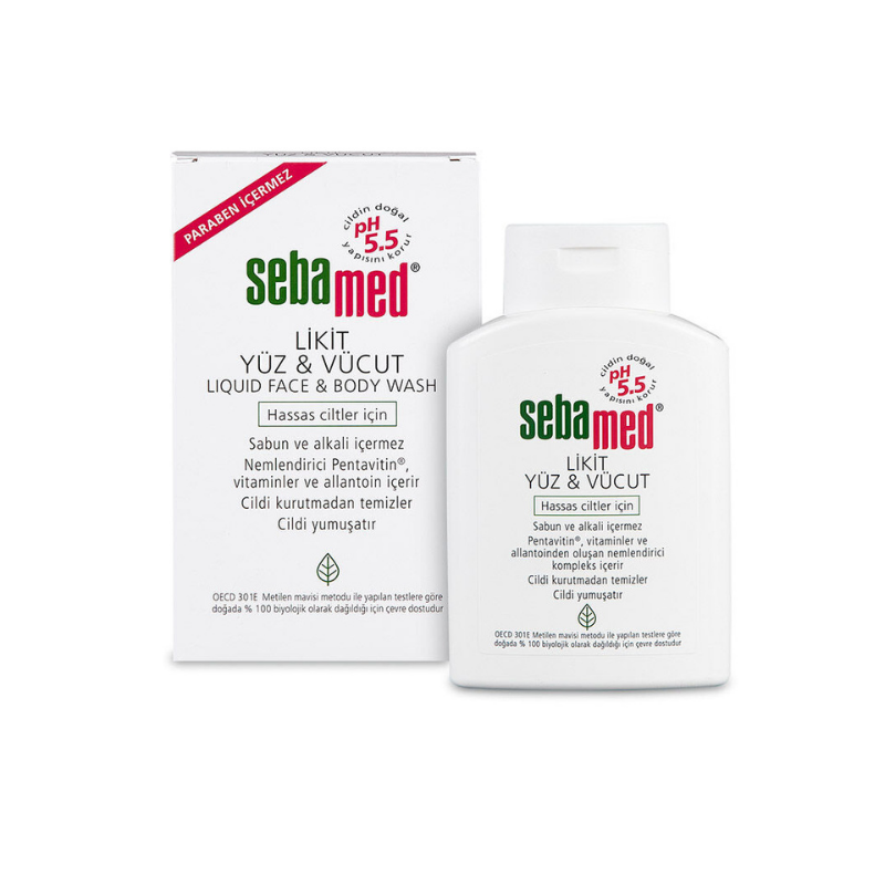 Sebamed Hassas Ciltler İçin Likit Yüz ve Vücut 200 ml - Vücut Temizlik - Sebamed