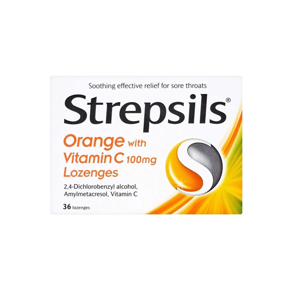 Strepsils C Vitaminli Portakal Aromalı 24 Pastil - Yeni ürünler - Diğer