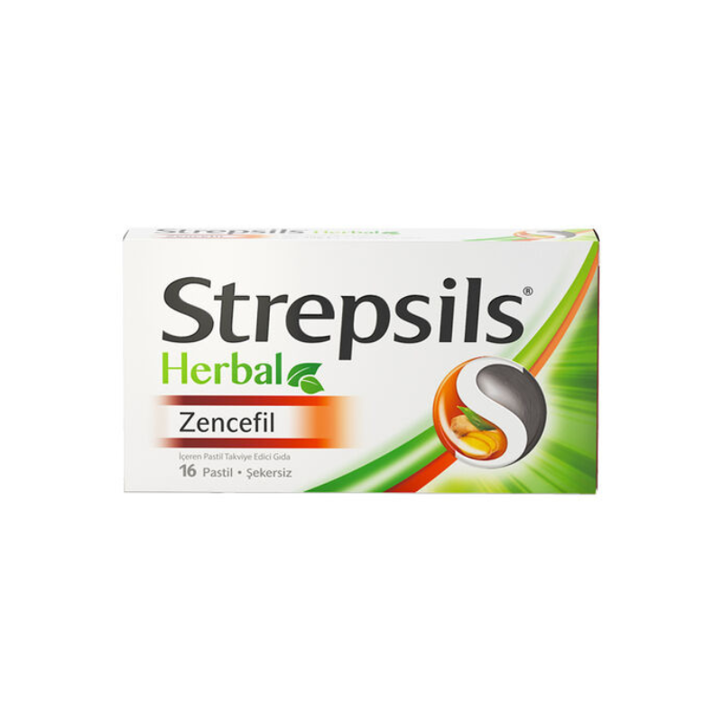 Strepsils Herbal Zencefil Aromalı 16 Pastil - Yeni ürünler - Diğer