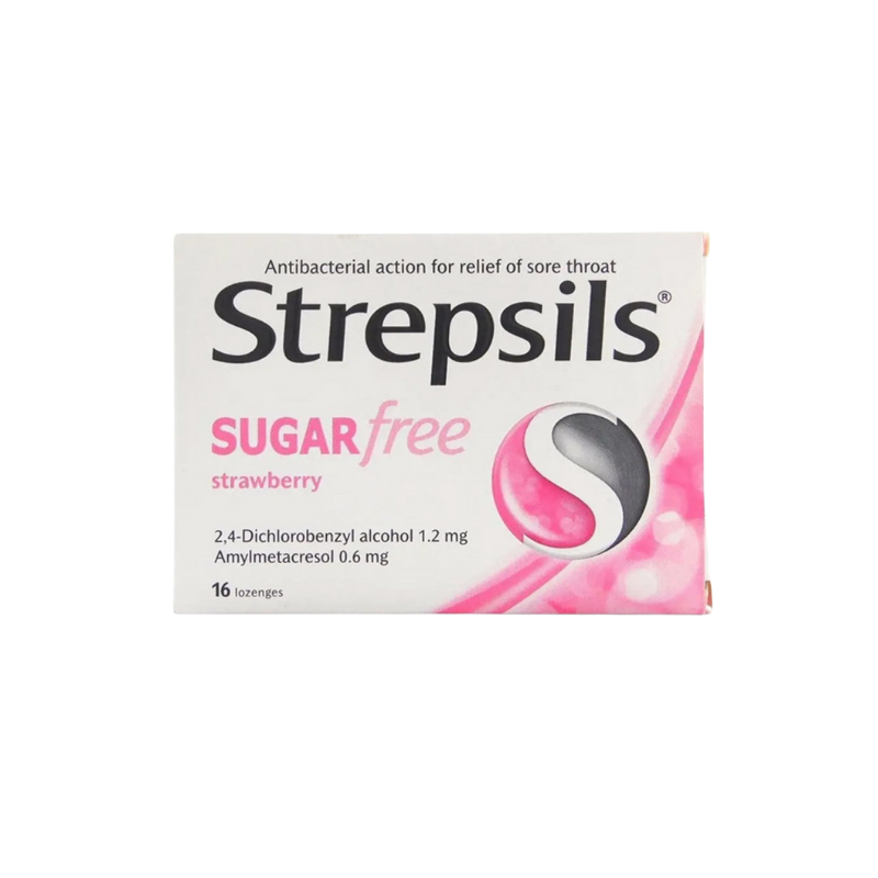 Strepsils Şekersiz Çilekli 16 Adet Pastil - Yeni ürünler - Diğer