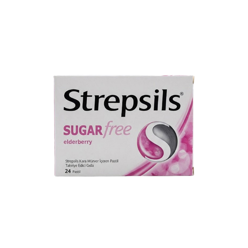 Strepsils Şekersiz Kara Mürver İçeren Pastil 24 Adet - Yeni ürünler - Diğer