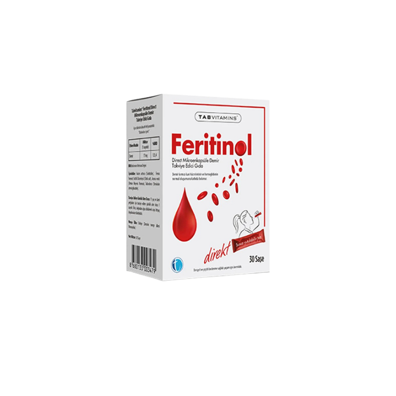 Tabvitamins Feritinol Direct 30 Saşe - Yeni ürünler - Diğer
