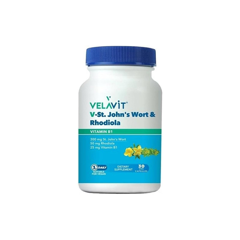 Velavit V- St. John's Wort & Rhodiola 30 Tablet - Vitamin-Mineral - Velavit