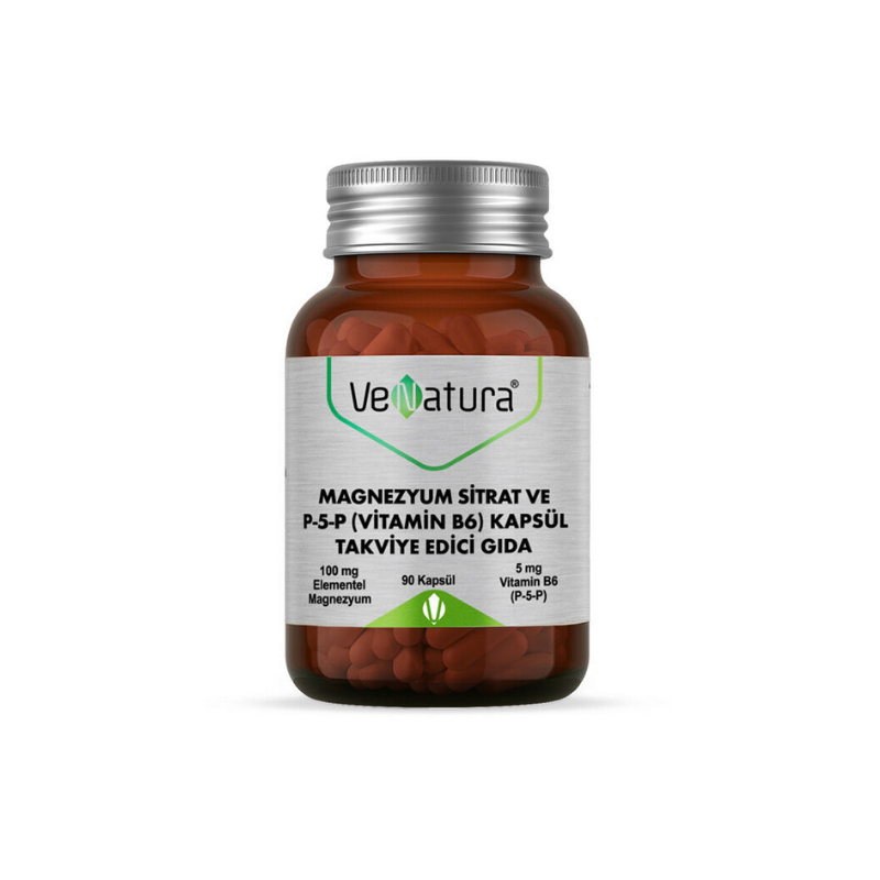 Venatura Magnezyum Sitrat ve P-5-P Vitamin 90 Kapsül - Yeni ürünler - Diğer