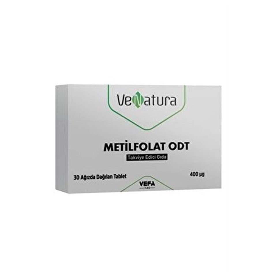 Venatura Metilfolat ODT 400 Mg 30 Tablet - Vitamin-Mineral - Venatura