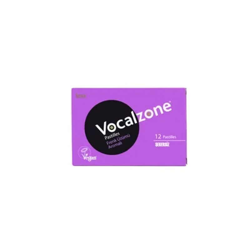 Vocalzone Frenk Üzümü 12 Pastil - Pastil - Vocalzone
