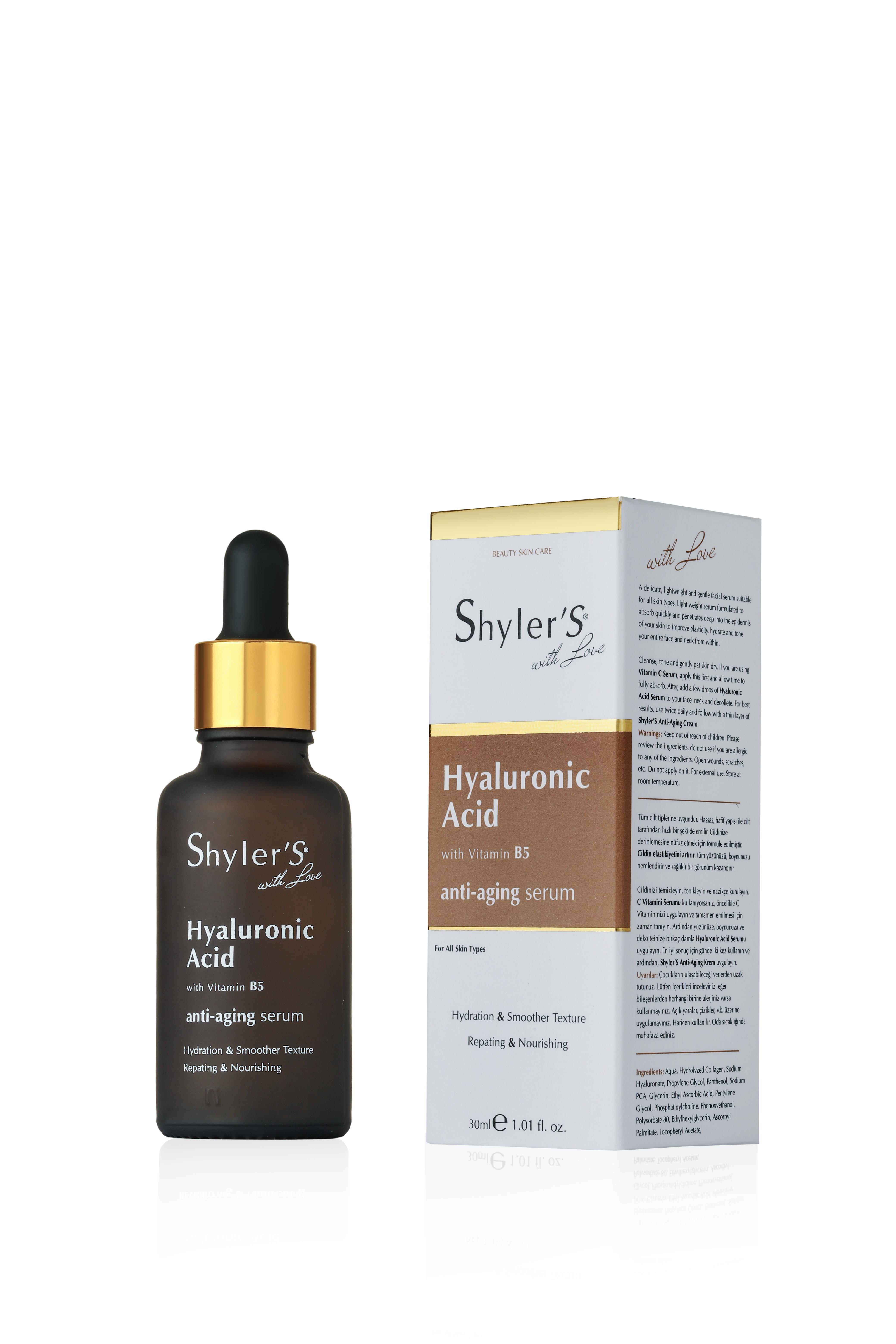 Shyler'S Anti Aging Micro Molekül ve B5 İçeren Hyaluronic Acid 30 ML