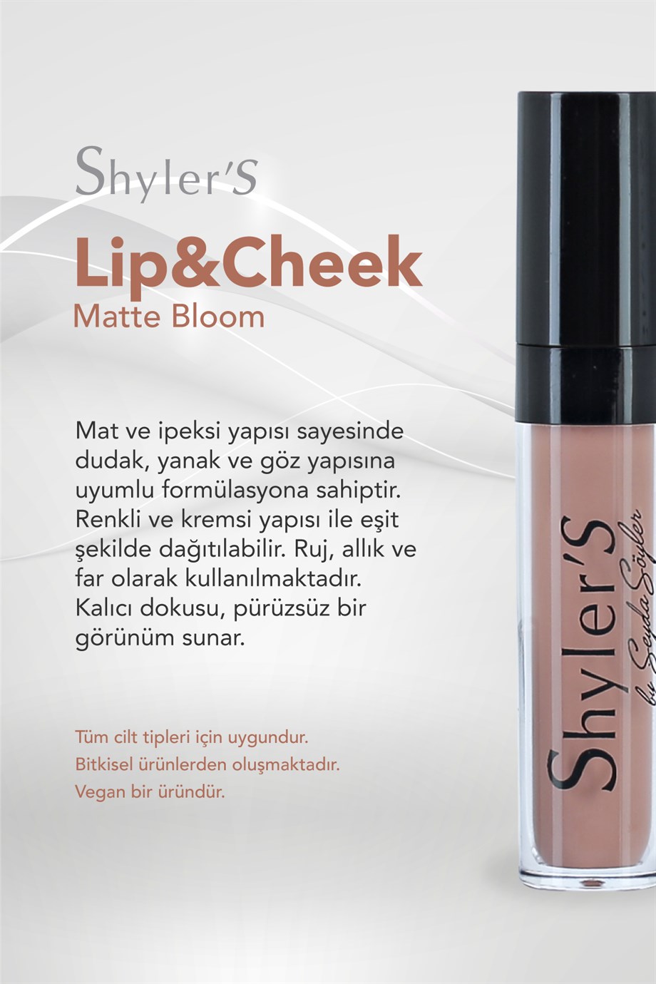 Lip & Cheek Matte Bloom Lip Color + Bb Krem Leke Ve Akne Önleyici SPF 30