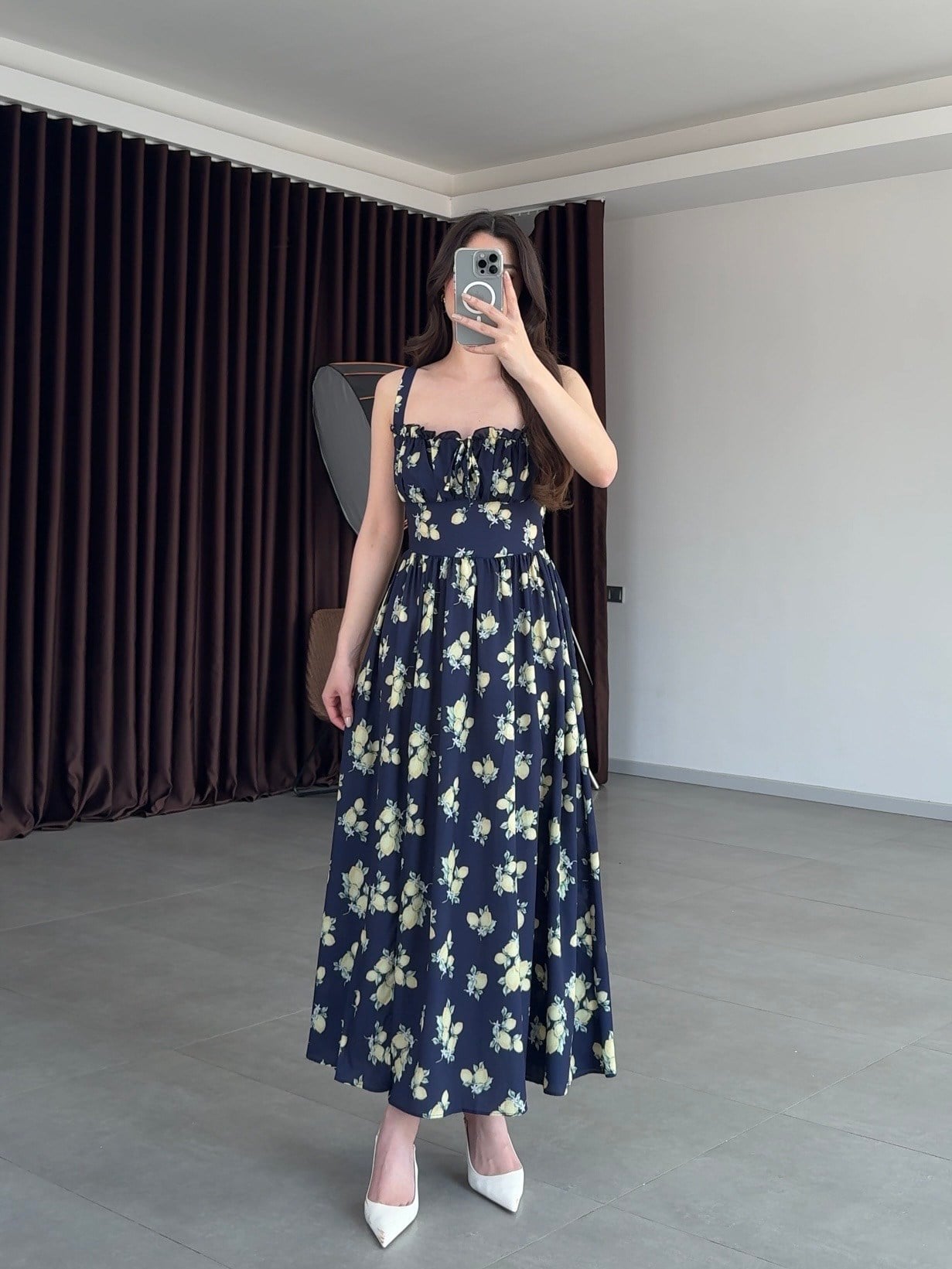 Soni Desenli Elbise 
