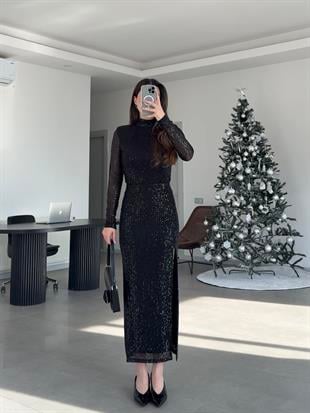 Aliese Payetli Bluz/Etek Tasarım Takım 