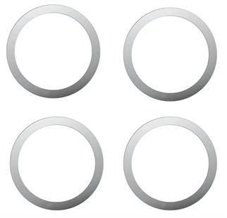  LivX Power Metal Magsafe Halka Yüzük Ring Iphone 8ve Üstü Model Uyumlu Gümüş 4lü Paket