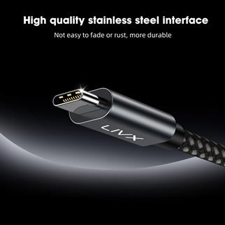 LivX 100W Çift Uçlu Type-C PD Şarj ve Veri Kablosu – E-Mark Chip, 1,5 Metre, Çift Cihaz Şarj Desteği