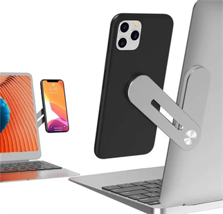 LivX Ability Metal Ayarlanabilir Laptop Ve Monitör Yanı Mıknatıslı Telefon Tutucu 3M Yapışkanlı LYT