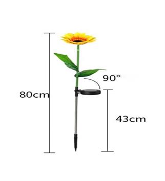 LivX Güneş Enerjili Solar Ayçiçeği Aydınlatma - Gece Lambası Günışığı AYC-01