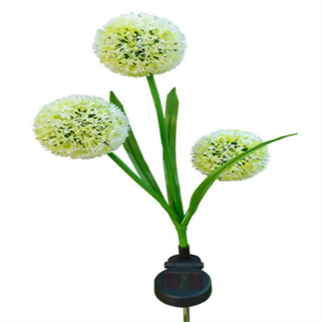 LivX Güneş Enerjili Solar Aydınlatma Kartopu Çiçeği Gece Lambası Günışığı KRT-01