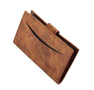 LivX Handy Pratik Kartlık Cüzdan Mini Tasarım Kahverengi