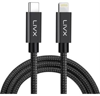 LivX Horizontal 20w Type C To Lightning 50 Cm Iphone Ipad Hızlı Şarj Ve Data Kablosu