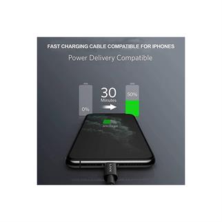 LivX Horizontal 27W Type C To Lightning 25 CM Iphone Ipad Uyumlu Hızlı Şarj Ve Data Kablosu IPBLT-25